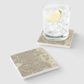 Dessous-de-verre En Pierre Madrid, Espagne (Côté)