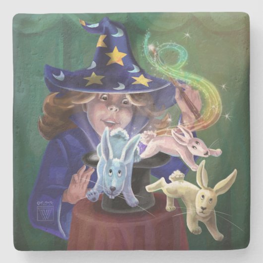 Dessous-de-verre En Pierre Magie (Devant)