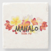 Dessous-de-verre En Pierre Mahalo Plumeria (Devant)