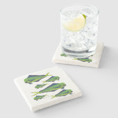 Dessous-de-verre En Pierre Mahi-mahi (Côté)