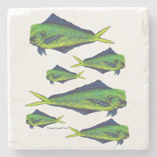 Dessous-de-verre En Pierre Mahi-mahi