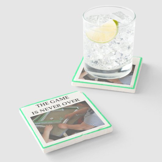 Dessous-de-verre En Pierre mahjong (Côté)