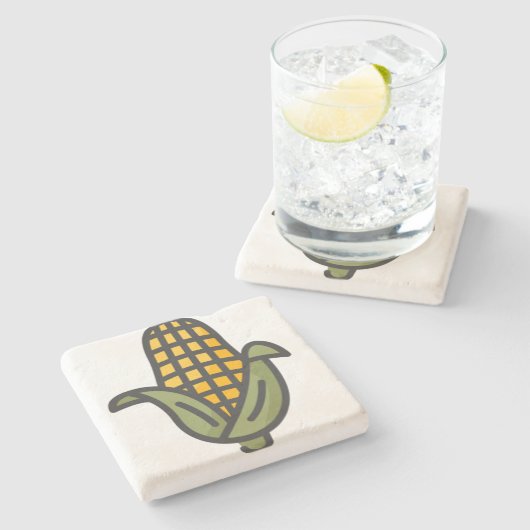 Dessous-de-verre En Pierre maïs (Côté)