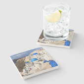 Dessous-de-verre En Pierre Maisons grecques traditionnelles (Côté)