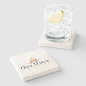 Dessous-de-verre En Pierre Maître de gril (Côté)