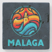 Dessous-de-verre En Pierre Malaga 3 (Devant)