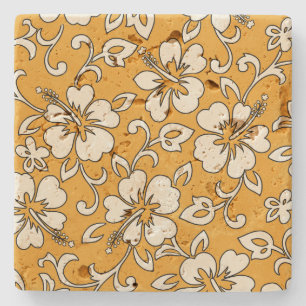 Dessous-de-verre En Pierre Malia Hibiscus Hawaiian Tiki Bar Dessous de verre