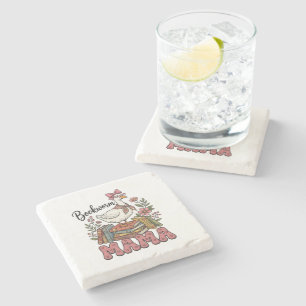 Dessous-de-verre En Pierre Maman bibliophile mignonne art de mot 