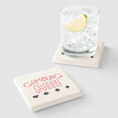 Dessous-de-verre En Pierre Mamie de jeu (Côté)