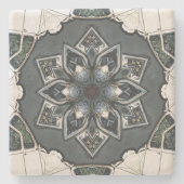 Dessous-de-verre En Pierre Mandala (Devant)