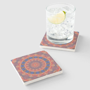 Dessous-de-verre En Pierre Mandala de Diversités Infinies