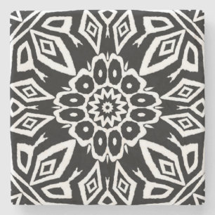 Dessous-de-verre En Pierre Mandala de minuit