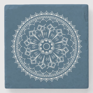 Dessous-de-verre En Pierre Mandala fait de coquillages