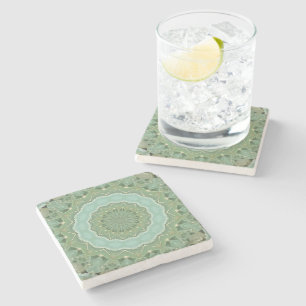 Dessous-de-verre En Pierre Mandala Succulent