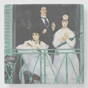 Dessous-de-verre En Pierre Manet le balcon, 1868-9
