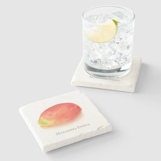 Dessous-de-verre En Pierre Mango ! dessous de verre en pierre (Côté)