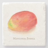 Dessous-de-verre En Pierre Mango ! trivet (Devant)