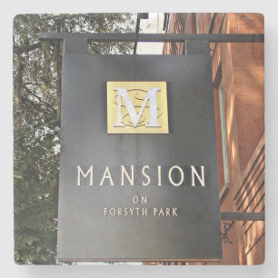 Dessous-de-verre En Pierre Manoir sur le parc de Forsyth, la savane, dessous