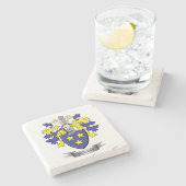 Dessous-de-verre En Pierre Manteau de Murray des bras (Côté)