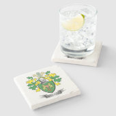 Dessous-de-verre En Pierre Manteau d'O'Reilly des bras (Côté)