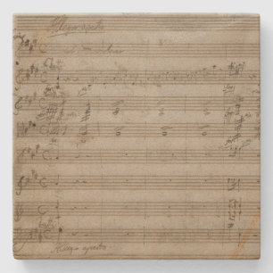 Dessous-de-verre En Pierre Manuscrit de musique de concert de violon de