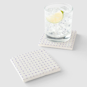 Dessous-de-verre En Pierre Marble Coaster - Purple Pattern