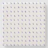 Dessous-de-verre En Pierre Marble Coaster - Purple Pattern (Devant)