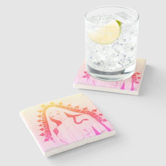 Dessous-de-verre En Pierre MARBLE COASTER studio miiri (Côté)