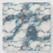 Dessous-de-verre En Pierre Marbre bleu (Devant)