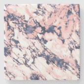 Dessous-de-verre En Pierre marbre bleu marine (Devant)