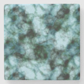 Dessous-de-verre En Pierre Marbre bleu vert (Devant)