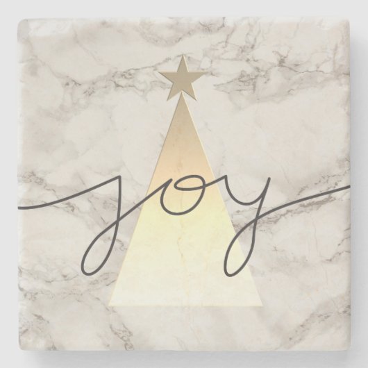 Dessous-de-verre En Pierre Marbre de Noël (Devant)