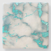 Dessous-de-verre En Pierre Marbre turquoise turquoise (Devant)