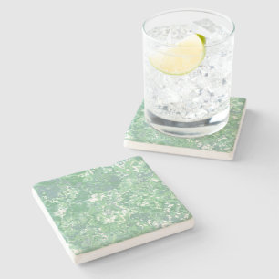 Dessous-de-verre En Pierre Marbre vert