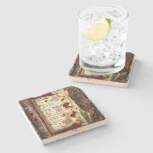 Dessous-de-verre En Pierre Marcher seul (Côté)