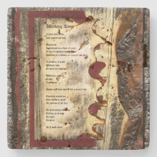 Dessous-de-verre En Pierre Marcher seul