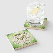 Dessous-de-verre En Pierre Margarita Drink Recette (Côté)
