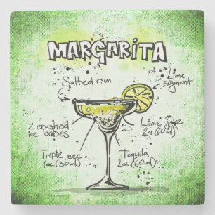 Dessous-de-verre En Pierre Margarita Drink Recette
