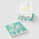 Dessous-de-verre En Pierre Marguerites savoureuses I (Côté)