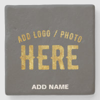MARQUE VERIFIEE GRIS PERSONNALISABLE MODERNE ÉLÉGA