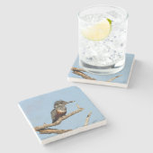 Dessous-de-verre En Pierre Martin-pêcheur géant (Côté)