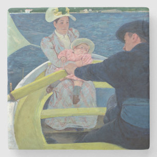 Dessous-de-verre En Pierre Mary Cassatt - La fête de la navigation