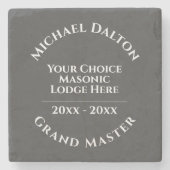 Dessous-de-verre En Pierre Masonic Grand Master (Devant)