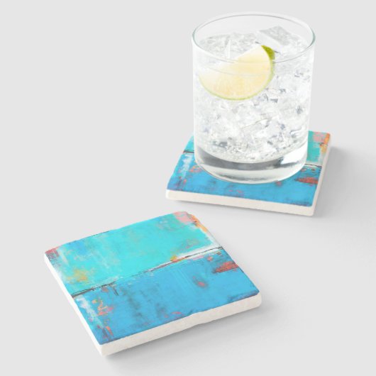 Dessous-de-verre En Pierre Matchbox Blues 5 (Côté)