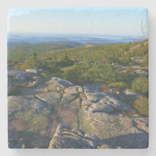 Dessous-de-verre En Pierre Matin au sommet du mont Cadillac à Acadia