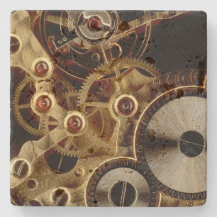 Dessous-de-verre En Pierre Mécanisme antique de montre