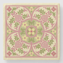 Médaillon floral "Geneveive" de renouveau gothique