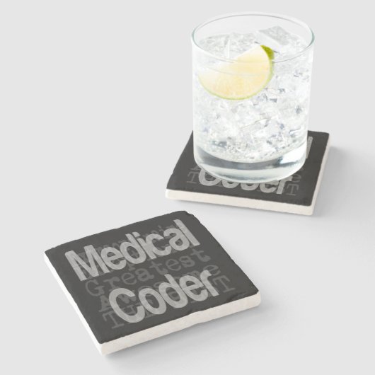 Dessous-de-verre En Pierre Médicale Coder Extraordinaire (Côté)