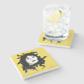 Dessous-de-verre En Pierre Medusa (Côté)