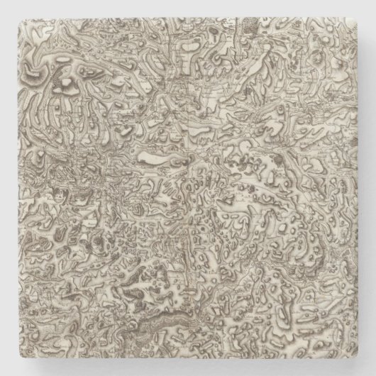 Dessous-de-verre En Pierre Mende (Devant)